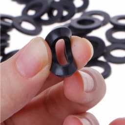 10pcs/set 1/2" 3/4" 1"Rubber Ring Silicon  Flat Gasket Sealing Ring for Shower Nozzle Hose Pipe Bellows Tube Washer Ring