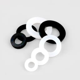 10pcs/set 1/2" 3/4" 1"Rubber Ring Silicon  Flat Gasket Sealing Ring for Shower Nozzle Hose Pipe Bellows Tube Washer Ring