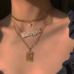 New Multi Layer Butterfly Dragon Charms Crystal Necklaces For Women Punk Golden Angel Letter Clavicle Chain Hiphop Gifts Jewelry