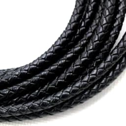 5m 3/4/6mm Braided Leather Cord Rope Strip Thread for DIY Pendant Neck Weaving Bracelet Jewelry Making Supplies Crafts Accessory