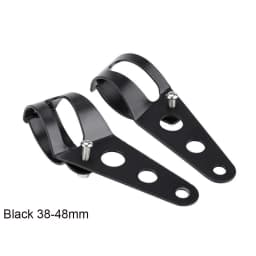 Universal Motorcycle Headlight Mount Bracket Fork Ear Chopper Headlamp Holder Clamp Adjustable Motor Fork Mount 27-36mm 38-48mm