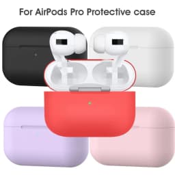 Soft Silicone Cases For Apple Airpods Pro Protective Bluetooth Wireless Earphone Cover For Apple Air Pods Charging Box Bags