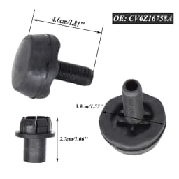 2x For Ford Focus Escape Kuga Edge Endura Transit Connect C-Max Lincoln MKC Hood Stop Rubber Cushion Bumper CV6Z16758A