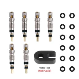 Deemount Presta Valve Core Brass FV Nozzle Replacement MTB Road Bike Tubeless Service Parts Alloy Remover Tool O-Ring Optional