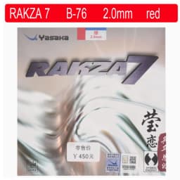 original yasaka RAKZA 7 soft (B-77) and RAKZA 7(B-76) table tennis rubber made in energy rubber for table tennis racket