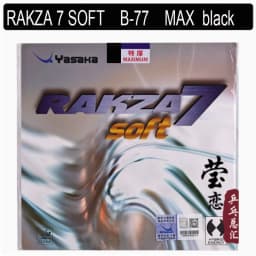 original yasaka RAKZA 7 soft (B-77) and RAKZA 7(B-76) table tennis rubber made in energy rubber for table tennis racket