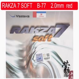 original yasaka RAKZA 7 soft (B-77) and RAKZA 7(B-76) table tennis rubber made in energy rubber for table tennis racket