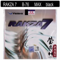 original yasaka RAKZA 7 soft (B-77) and RAKZA 7(B-76) table tennis rubber made in energy rubber for table tennis racket