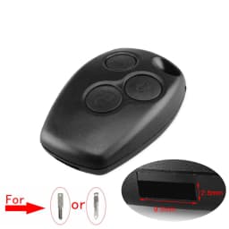 KEYYOU For Renault Megane Modus Espace Laguna Duster Logan DACIA Sandero Fluence Clio Kangoo 2 Button Remote Key Shell Case