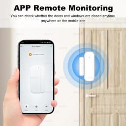Zigbee Door Sensor Window Contact Sensor Open Closed Detector Smart Home Alarm Security Protection Work with Tuya Hub Smart Life