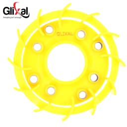 Glixal GY6 50cc 125cc 150cc High Flow Performance Racing TURBO Cooling Fan for 139QMB 152QMI 157QMJ Scooter Moped ATV Go-Cart