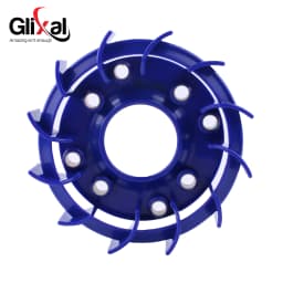Glixal GY6 50cc 125cc 150cc High Flow Performance Racing TURBO Cooling Fan for 139QMB 152QMI 157QMJ Scooter Moped ATV Go-Cart