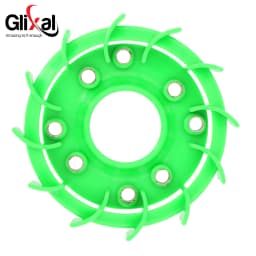 Glixal GY6 50cc 125cc 150cc High Flow Performance Racing TURBO Cooling Fan for 139QMB 152QMI 157QMJ Scooter Moped ATV Go-Cart
