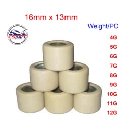 16x13 4G ~ 12G Variator Roller GY6 50 50CC 80CC 139QMB Dio R1 100 100CC JR100 KYMCO PIAGGIO SYM Scooter