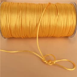 2MM Braided Macrame Silk Macrame Cord Rope Thread Wire DIY Chinese Knot Satin Bracelets Making Findings Beading 10-225Meters