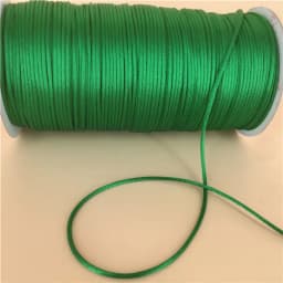 2MM Braided Macrame Silk Macrame Cord Rope Thread Wire DIY Chinese Knot Satin Bracelets Making Findings Beading 10-225Meters