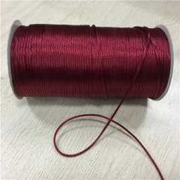2MM Braided Macrame Silk Macrame Cord Rope Thread Wire DIY Chinese Knot Satin Bracelets Making Findings Beading 10-225Meters