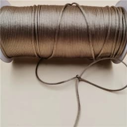 2MM Braided Macrame Silk Macrame Cord Rope Thread Wire DIY Chinese Knot Satin Bracelets Making Findings Beading 10-225Meters