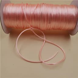 2MM Braided Macrame Silk Macrame Cord Rope Thread Wire DIY Chinese Knot Satin Bracelets Making Findings Beading 10-225Meters