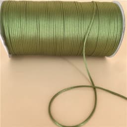 2MM Braided Macrame Silk Macrame Cord Rope Thread Wire DIY Chinese Knot Satin Bracelets Making Findings Beading 10-225Meters