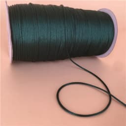 2MM Braided Macrame Silk Macrame Cord Rope Thread Wire DIY Chinese Knot Satin Bracelets Making Findings Beading 10-225Meters