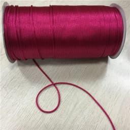 2MM Braided Macrame Silk Macrame Cord Rope Thread Wire DIY Chinese Knot Satin Bracelets Making Findings Beading 10-225Meters