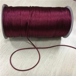 2MM Braided Macrame Silk Macrame Cord Rope Thread Wire DIY Chinese Knot Satin Bracelets Making Findings Beading 10-225Meters