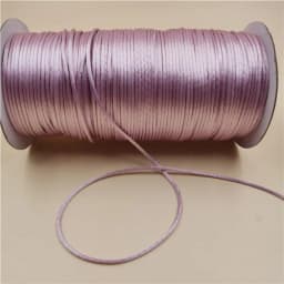 2MM Braided Macrame Silk Macrame Cord Rope Thread Wire DIY Chinese Knot Satin Bracelets Making Findings Beading 10-225Meters