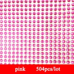 504/900Pcs 4/6mm Self Adhesive Rhinestones Acrylic Rhinestone Stickers DIY Decal Scrapbooking Stickers Kids Rhinestones Applique