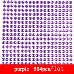 504/900Pcs 4/6mm Self Adhesive Rhinestones Acrylic Rhinestone Stickers DIY Decal Scrapbooking Stickers Kids Rhinestones Applique