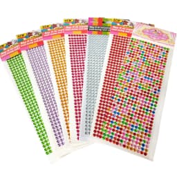 504/900Pcs 4/6mm Self Adhesive Rhinestones Acrylic Rhinestone Stickers DIY Decal Scrapbooking Stickers Kids Rhinestones Applique