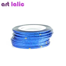 10 Rolls Nail Art Striping Tapes, Nail Liner Stickers, Nail Decals, 1mm Adhesive Stickers for Nail Tips Styling