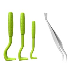 3pcs Remover Tweezer Tick Flea Remover Hook Tick Pull Pet Cat Dog Tick Clamp Accessories Pet Mite Flea Extractor Dog Accessory