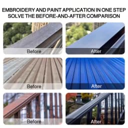 No Grinding Rust Converter Anti-Rust Paint Water-Based Anti-Corrosion Metal Paint for Indoor OutdoorDoor Window Fence Refurbish