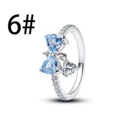 New 925 Sterling Silver Four Leaf Clover Flower Ear Stud Ring Pendant Bead fit DIY Women's Bracelets Necklaces Jewelry Gifts