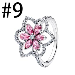 New 925 Sterling Silver Four Leaf Clover Flower Ear Stud Ring Pendant Bead fit DIY Women's Bracelets Necklaces Jewelry Gifts