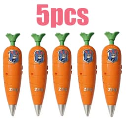 1/3/6/10Pcs Zootopia 2 Carrot Recorder Pen | Judy & Nick Style for Kids | 60s Mini Recorder | 2-in-1 Gel Pen Stationery