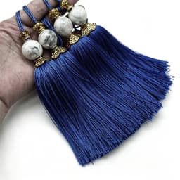 4 Pcs Key tassels Hanging Tassels Handmade Soft Craft Tassels with Loops for Home Decor, DIY, Bookmarks