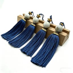 4 Pcs Key tassels Hanging Tassels Handmade Soft Craft Tassels with Loops for Home Decor, DIY, Bookmarks