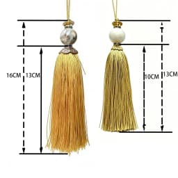 4 Pcs Key tassels Hanging Tassels Handmade Soft Craft Tassels with Loops for Home Decor, DIY, Bookmarks