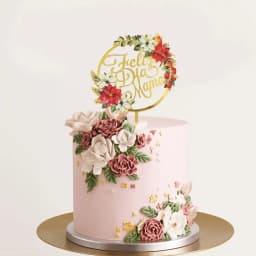 3pcs/5pcs Acrylic Spanish Feliz Dia Mama Flower Mother's Day Cake Topper Plugin for Mother's Day Party Cake Decoration Suppl