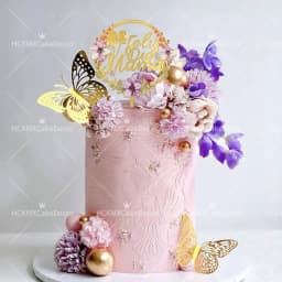 3pcs/5pcs Acrylic Spanish Feliz Dia Mama Flower Mother's Day Cake Topper Plugin for Mother's Day Party Cake Decoration Suppl