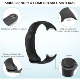 Silicone Strap for Xiaomi Mi Band 10 9 8 Strap Sport Rubber Bracelet pulseira Correas for  Xiaomi Mi Band 9/8/10 Accessories