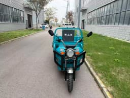 Electric Agricultural Tricycle Heavy Duty Cargo 3 Wheel Farm Transport Vehicle High Power 60V 1000W for Farming Garden Loading