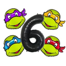 Teenage Mutant Ninja Turtles Latex & Foil Balloons Kids Birthday Party Baby Shower Decoration