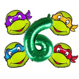Teenage Mutant Ninja Turtles Latex & Foil Balloons Kids Birthday Party Baby Shower Decoration