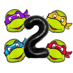 Teenage Mutant Ninja Turtles Latex & Foil Balloons Kids Birthday Party Baby Shower Decoration