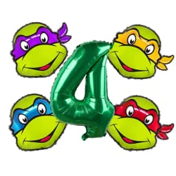 Teenage Mutant Ninja Turtles Latex & Foil Balloons Kids Birthday Party Baby Shower Decoration