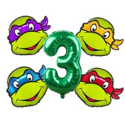 Teenage Mutant Ninja Turtles Latex & Foil Balloons Kids Birthday Party Baby Shower Decoration