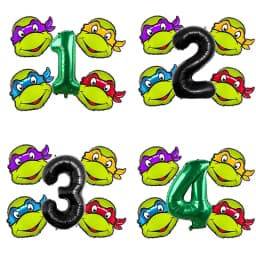 Teenage Mutant Ninja Turtles Latex & Foil Balloons Kids Birthday Party Baby Shower Decoration